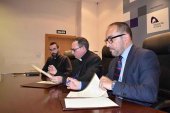 Diputación y Obispado firman convenio para mejorar siete templos Diputación y Obispado firman convenio para mejorar siete templos