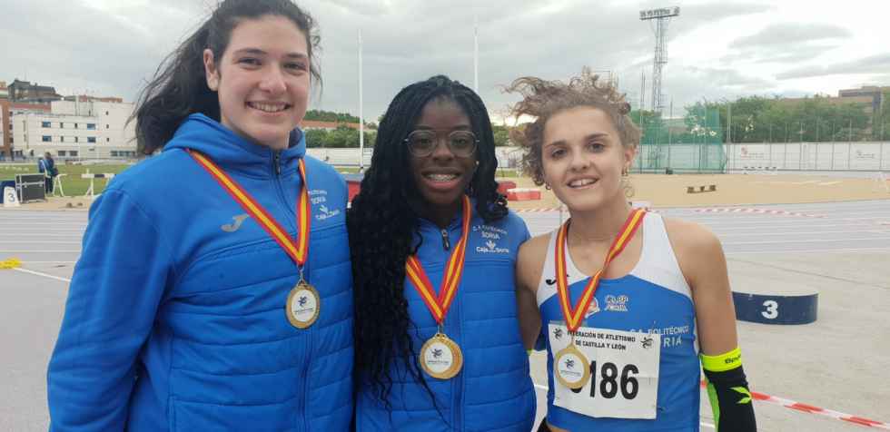 Oros para el atletismo femenino sub-18 en Valladolid Oros para el atletismo femenino sub-18 en Valladolid