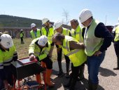 Obras para impermeabilizar la presa de la Cuerda del Pozo Obras para impermeabilizar la presa de la Cuerda del Pozo