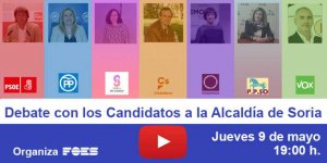 Debate en FOES con los siete alcaldables en Soria Debate en FOES con los siete alcaldables en Soria