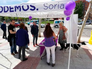 Podemos Soria toma el pulso a las necesidades de los barrios Podemos Soria toma el pulso a las necesidades de los barrios