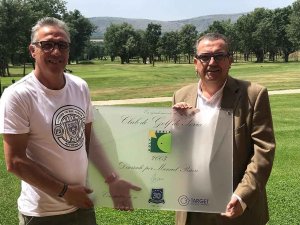 Placa para el Club de Golf de Soria en 30 aniversario Placa para el Club de Golf de Soria en 30 aniversario
