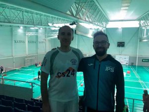 Santiago Martínez, primero en el torneo de bádminton de Xátiva Santiago Martínez, primero en el torneo de bádminton de Xátiva