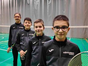El Club Valonsadero Bádminton lidera ranking nacional sub-11 El Club Valonsadero Bádminton lidera ranking nacional sub-11