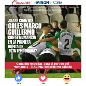 Gana dos entradas para ver el Numancia-Racing Gana dos entradas para ver el Numancia-Racing
