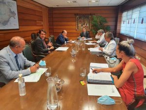 Junta y CHD avanzan en depuración de aguas residuales Junta y CHD avanzan en depuración de aguas residuales