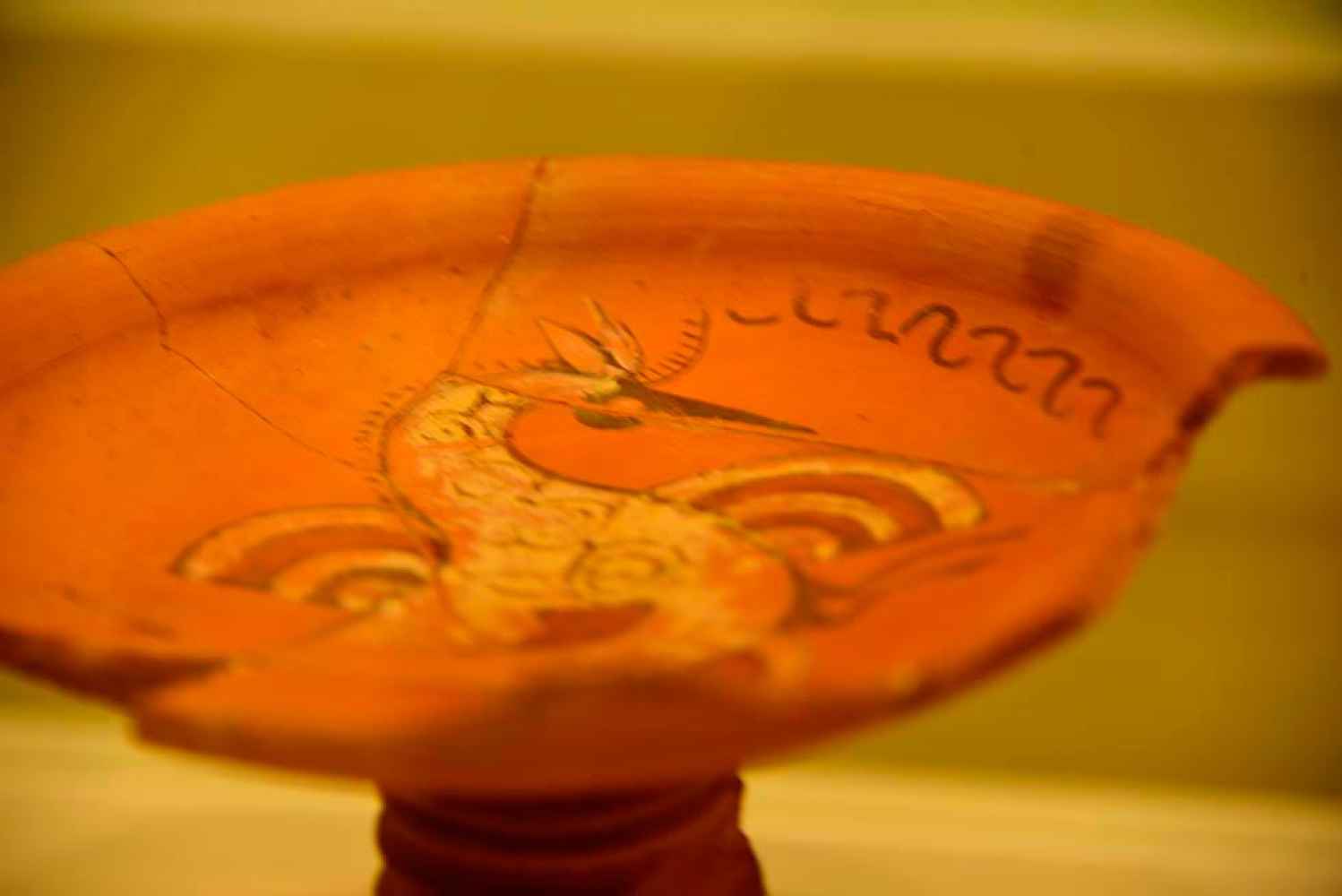 Fragmentos de agua y cielo en cerámicas de Numancia - fotos