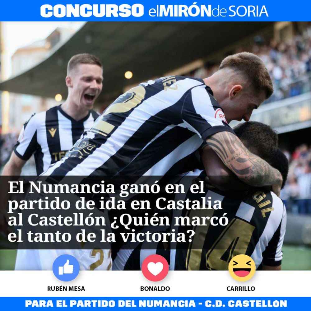 Gana dos entradas para ver el Numancia-C.D. Castellón