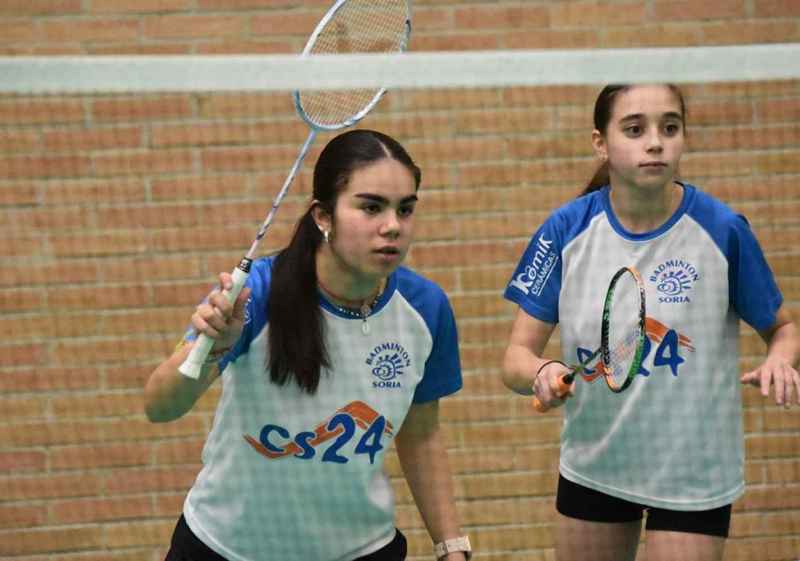 La cantera del bádminton se cita en el polideportivo Fuente del Rey, en Soria
