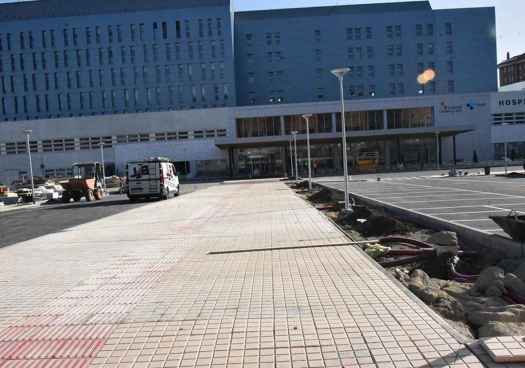 El hospital Santa Bárbara estrena su nuevo acceso principal