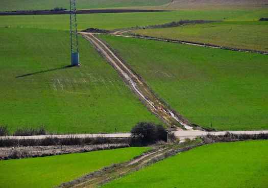 Paisajes en el campillo de Buitrago, en Soria
