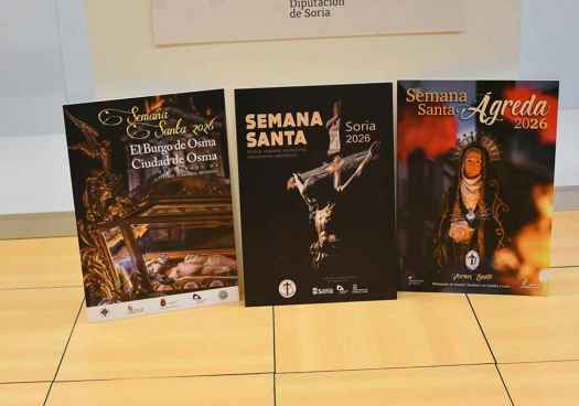 Diputación presenta carteles de Semana Santa de El Burgo de Osma, Ágreda y Soria