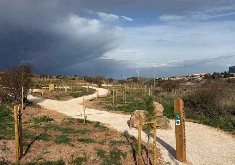 Parque geológico de Las Casas, en Soria