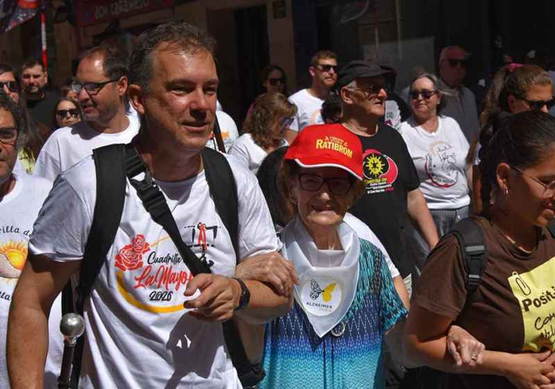 Los usuarios de la asociación de Alzheimer Soria celebran su Domingo de Calderas